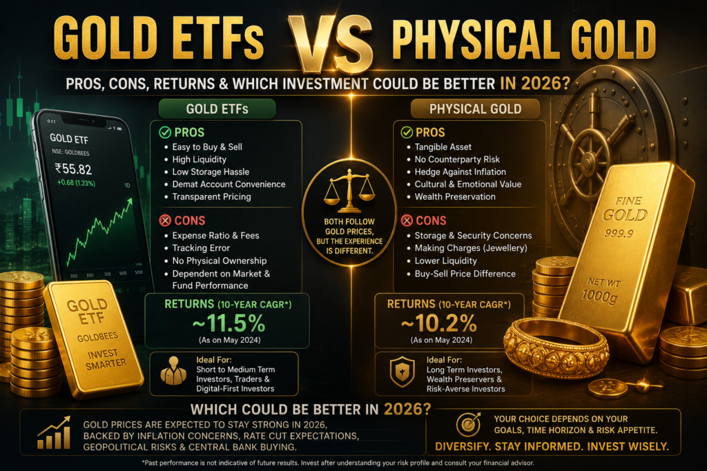 Gold ETFs vs Physical Gold: Which Investment Is Better in 2026?