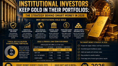 Why Many Institutional Investors Keep Gold in Their Portfolios