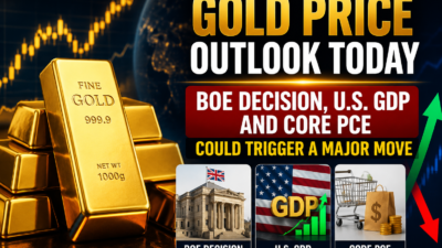 Gold price outlook as Bank of England decision US GDP and Core PCE inflation drive market volatility