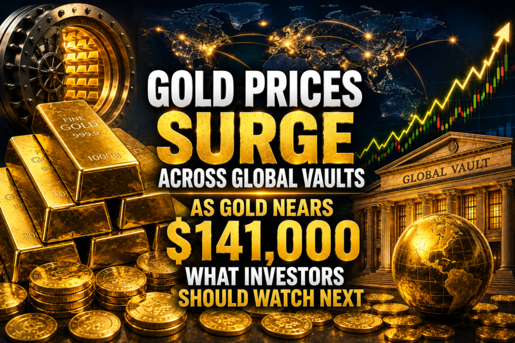 Gold prices above $140,000 across Zurich London New York Toronto and Singapore