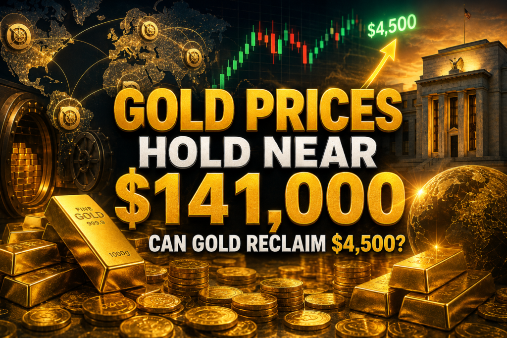 Gold price outlook as global vault prices remain above $141000 per kilogram