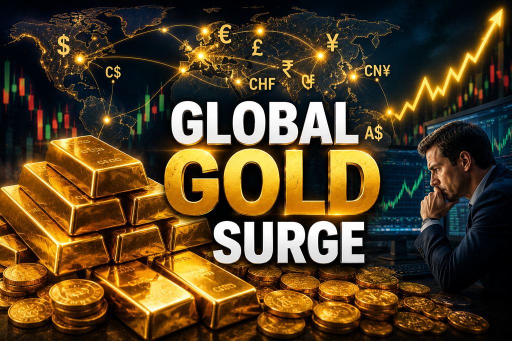 Gold price today rises across USD EUR GBP CHF INR AUD CAD CNY and JPY